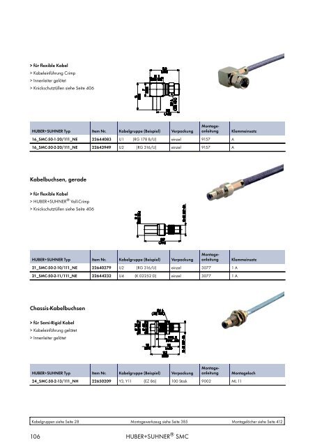 HF KOAXIALVERBINDER HAUPTKATALOG - Elcon