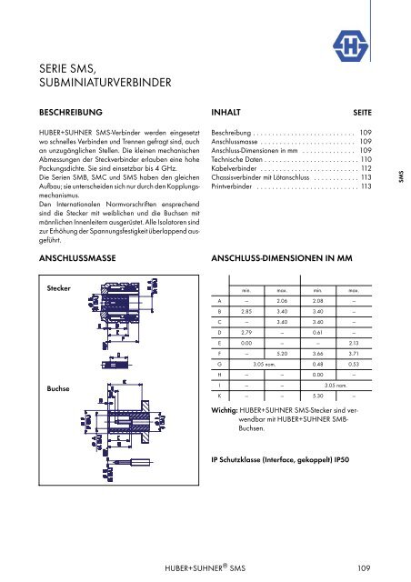 HF KOAXIALVERBINDER HAUPTKATALOG - Elcon