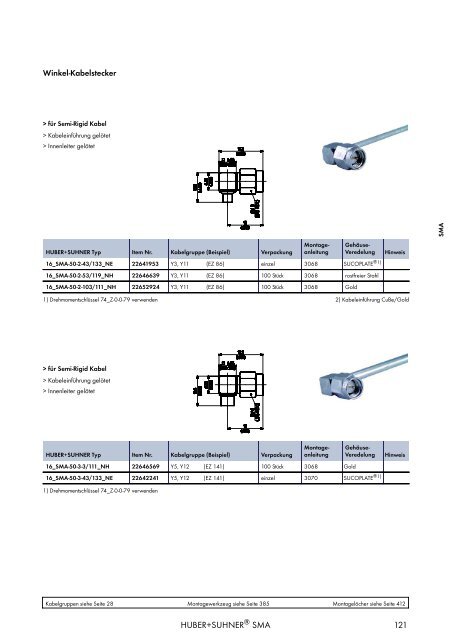 HF KOAXIALVERBINDER HAUPTKATALOG - Elcon