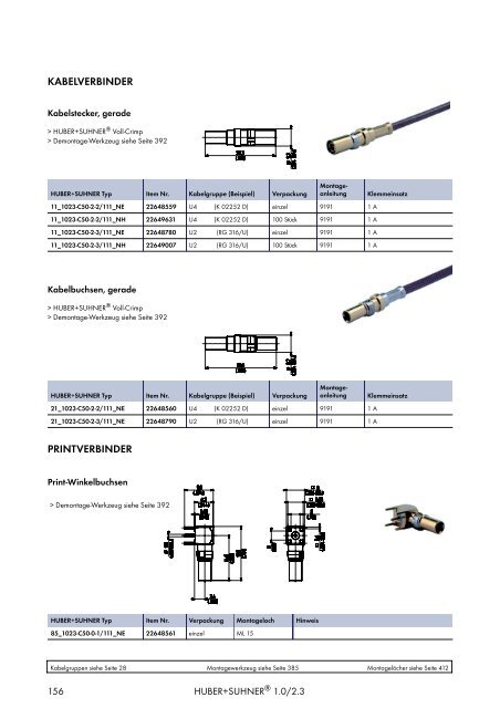 HF KOAXIALVERBINDER HAUPTKATALOG - Elcon