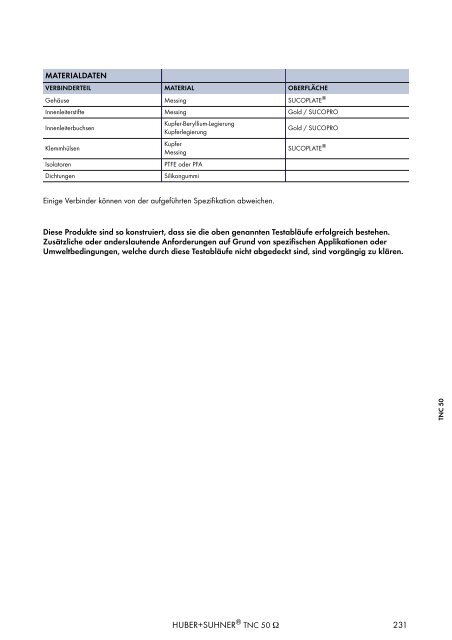 HF KOAXIALVERBINDER HAUPTKATALOG - Elcon