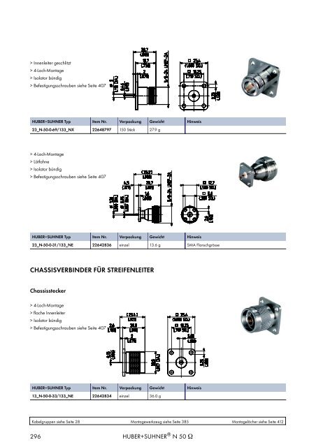 HF KOAXIALVERBINDER HAUPTKATALOG - Elcon