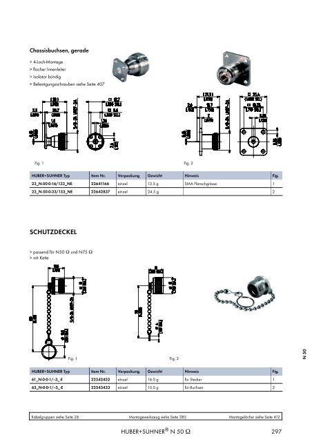 HF KOAXIALVERBINDER HAUPTKATALOG - Elcon