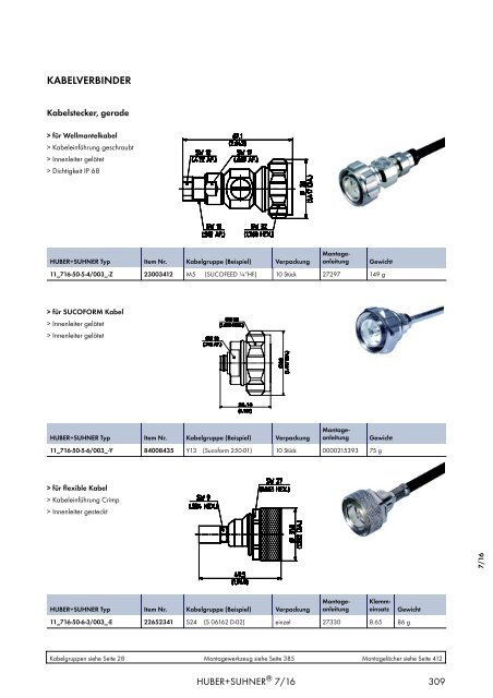 HF KOAXIALVERBINDER HAUPTKATALOG - Elcon