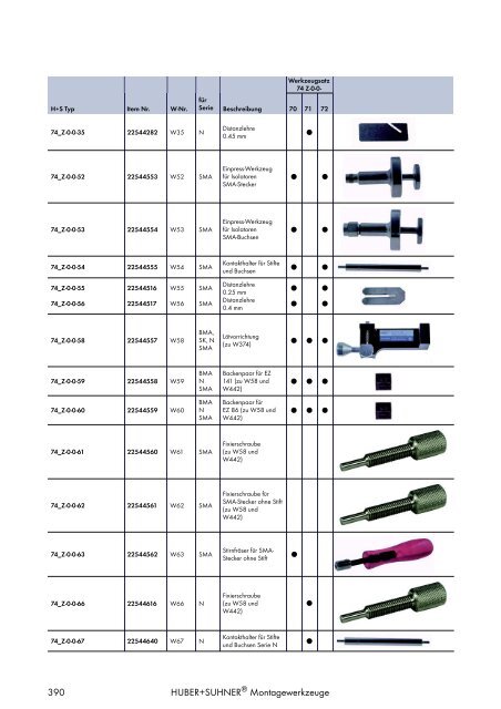 HF KOAXIALVERBINDER HAUPTKATALOG - Elcon