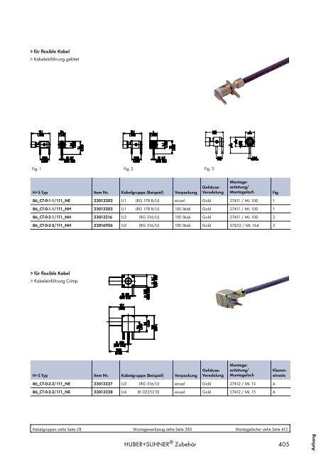 HF KOAXIALVERBINDER HAUPTKATALOG - Elcon