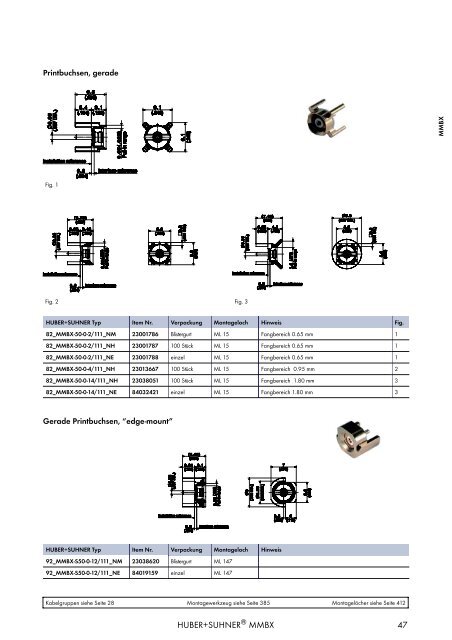 HF KOAXIALVERBINDER HAUPTKATALOG - Elcon