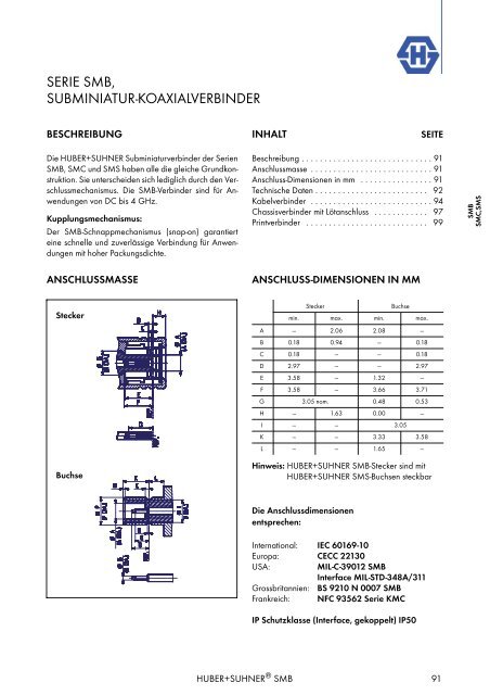 HF KOAXIALVERBINDER HAUPTKATALOG - Elcon