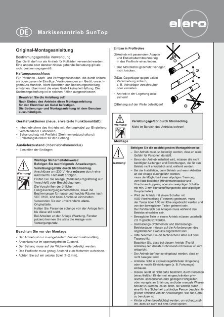 Typ SunTop - Rolladen-Fenster-Shop.de