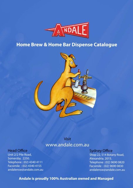 Andale Have Been Helping Australia Dispense beer For