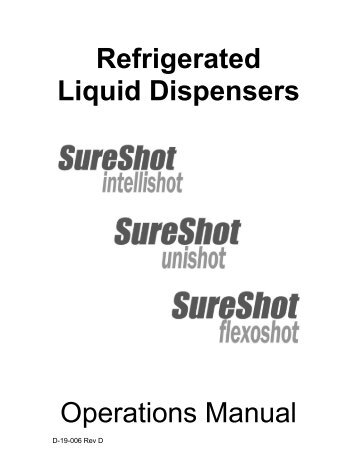 Refrigerated Liquid Dispensers - SureShot Dispensing Systems