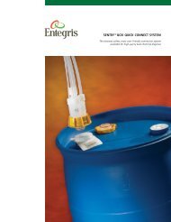 Sentry™ QCIII Quick Connect System - Entegris