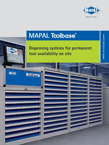 Dispensing systems for permanent tool availability on site - Mapal