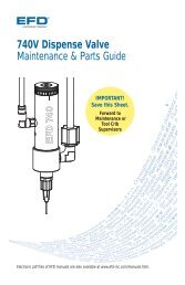 740V Dispense Valve Maintenance & Parts Guide - Nordson EFD