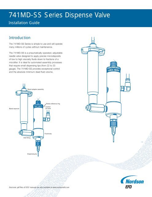 EFD 70PSI VALVE AIR PRESSURE 4.8 BAR