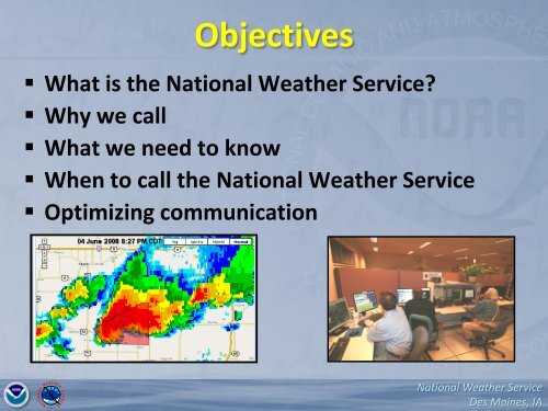 Dispatcher Communication Training - NOAA