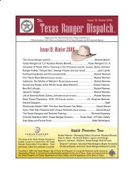 texas ranger indian war pensions - Texas Ranger Hall of Fame and ...
