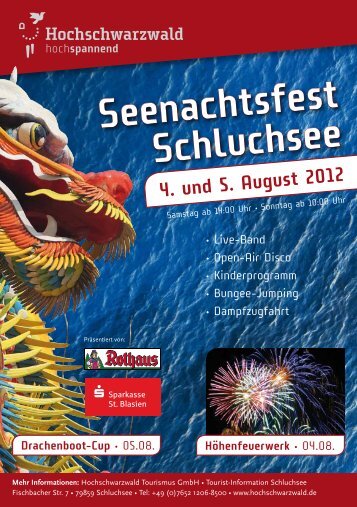 Seenachtsfest Schluchsee Seenachtsfest Schluchsee - toubiz 2.0 ...