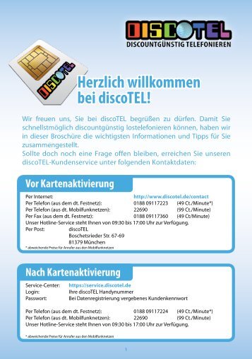 DiscoTel Handbuch