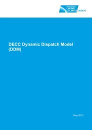 DECC Dynamic Dispatch Model (DDM) - Department of Energy and ...