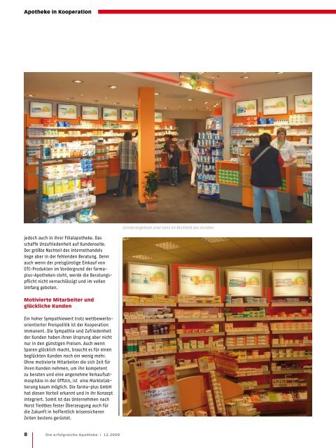 Ausgabe 12.2009 - Die erfolgreiche Apotheke