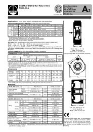 GESTRA® DISCO Non-Return Valve RK 86, 86A - Bagges AS