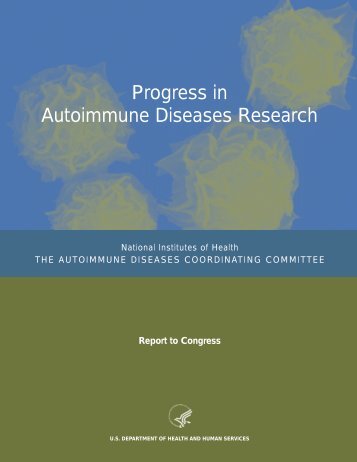 Progress in Autoimmune Diseases Research - NIAID - National ...