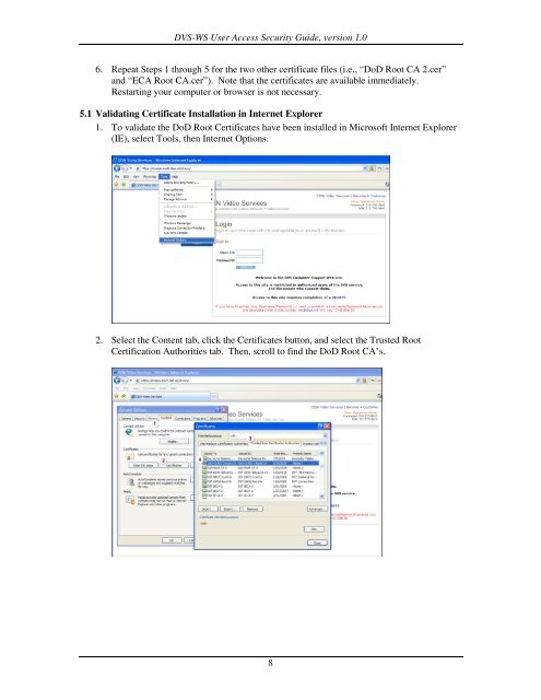 Defense Information System Network (DISN) Video Services Web ...