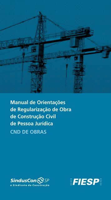 formas de regularização da obra - SindusCon-SP