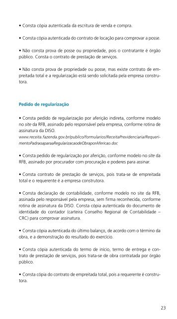 formas de regularização da obra - SindusCon-SP