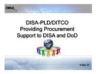 DISA-PLD/DITCO PLD/DITCO DISA-PLD/DITCO PLD/DITCO ...