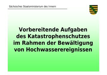 Besondere Regelung beim Auslösen von Katastrophenvoralarm