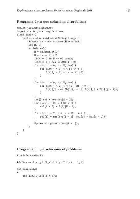 Soluciones y Explicación de los problemas ACM ... - ICPC Bolivia