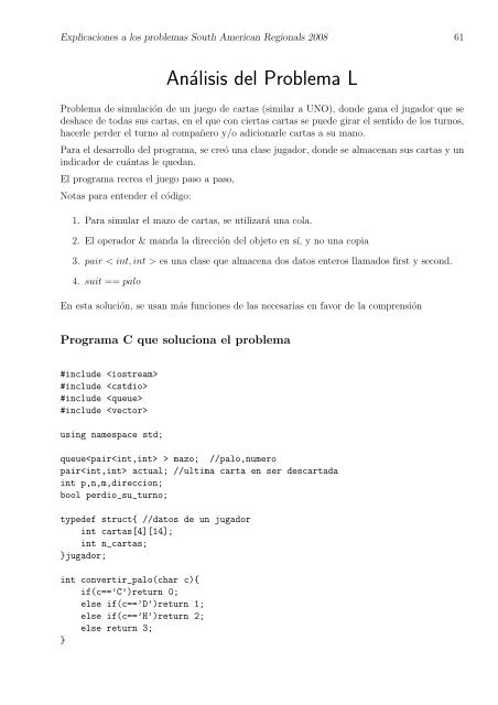 Soluciones y Explicación de los problemas ACM ... - ICPC Bolivia