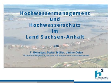 Hochwassermanagement und Hochwasserschutz im ... - KOSYnet