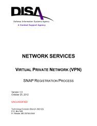 VPN SNAP Registration Process Guide - Defense Information ...