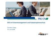 GIS im Krisenmanagement und Katastrophenschutz