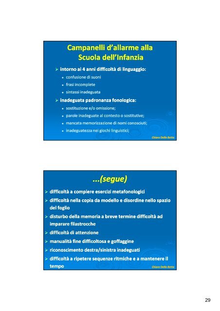 disagio scolastico scolastico Vs Dislessia Evolutiva Dislessia ...