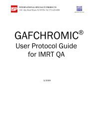 GAFCHROMIC® EBT2 User's Protocol