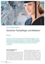 Zwischen Fachpflege und Medizin - Steinbeis-Transfer-Institut ...