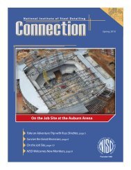 Spring 2010 (PDF) - National Institute of Steel Detailing