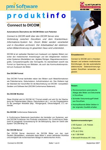 Connect to DICOM 092007