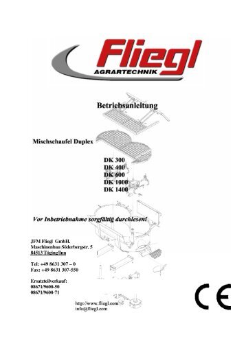 DK - Mischschaufel - Fliegl Bau