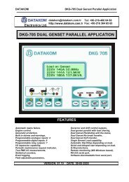 dkg-705 dual genset parallel application features - Wiap