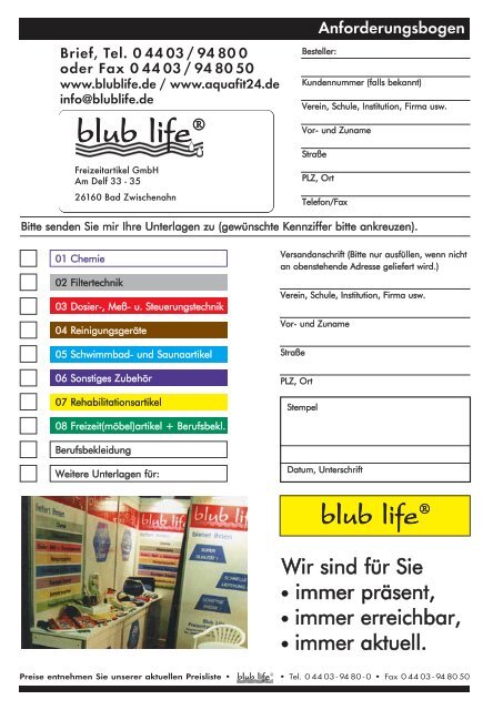 blub life® - BlubLife GmbH