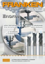 Fresa para desbaste e acabamento - emuge franken