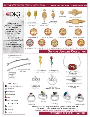 dkg jewelry - Award Concepts