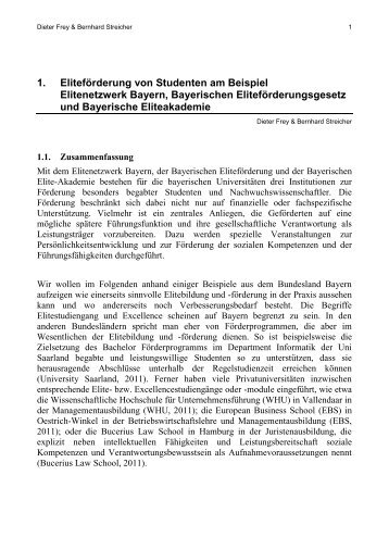 Link zum Artikel - Bayerische EliteAkademie