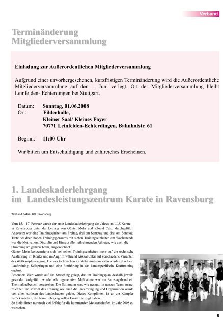 "Kooperation Schule/Verein"?? - Bushido Oberkirch