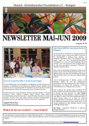 newsletter mai-juni 2009 - Deutsch-Kolumbianischer Freundeskreis ...